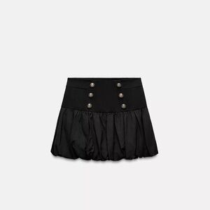 ZARA BALLOON MINI SKIRT NWT